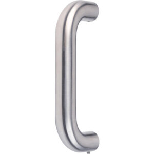Poignée coudée de porte battante inox Boëdic avec fixation hauteur 200 mm entraxe 200 mm - LEGALLAIS - 105260