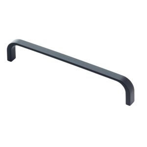 Poignée en zamak Pronto - entraxe 160 mm - finition noir mat 9005 - METAKOR - 467595