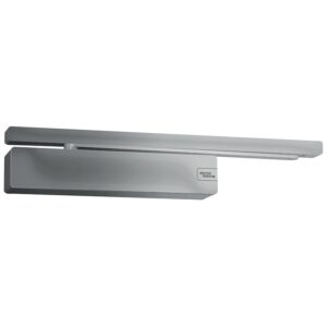 Ferme-porte en applique complet type TS 98 XEA avec bras à glissière et plaque de pose force 1 à 6 coloris blanc 9016 - DORMAKABA - 582758