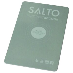 Badge carte de chantier Mifare E9000 design Salto 1Kb - SALTO - 645058