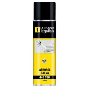 Aérosol galva Glazic finition ultra brillante, aérosol de 500 ml net - LEGALLAIS - 445768