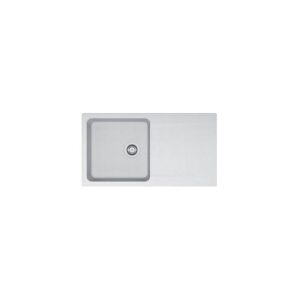 Évier de synthèse Orion 1 cuve + 1 égouttoir blanc artique - FRANKE - 453902