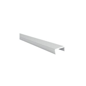 Profil U de bas de portes coulissantes de meubles Palma, finition blanc, longueur 3000 mm - LEGALLAIS - 597885