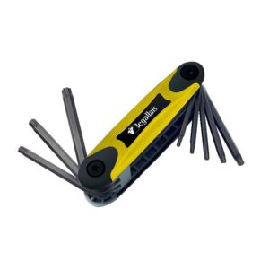 Jeu de 8 clés mâles empreinte Torx percé sur monture ECREHOUS - LEGALLAIS - 105317