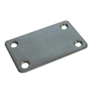Plaque de fixation entraxe 32mm zingué x10 - LUDMANN - 665952
