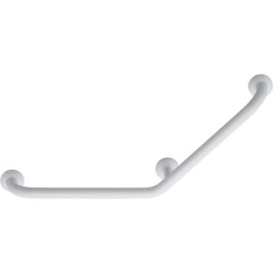 Barre d'angle 135° à 3 points en aluminium blanc - PELLET - 731058