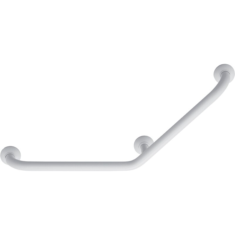 Barre d'angle 135° à 3 points en aluminium blanc - PELLET - 731058