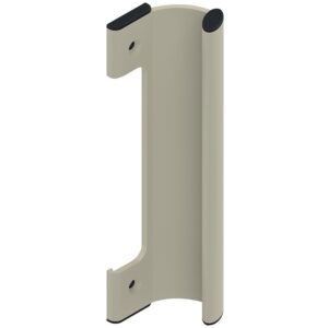 Poignée de tirage pour fermetures encastrées série 6790 de coulissant aluminium coloris noir - LA CROISÉE DS - 556830