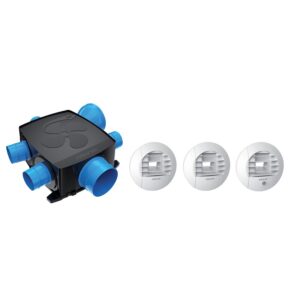 Kit VMC simple flux hygroréglable Hygrocosy Flex - ATLANTIC - 594056