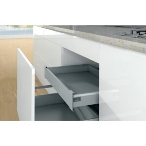 Raccords de facade à l'anglaise - hauteur 94 mm - Finition argent - HETTICH - 462337