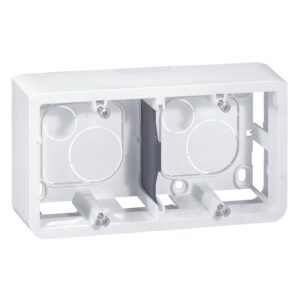 Cadre programme Mosaic profondeur 40 mm 6/8 ou 3x2 modules horizontal - Legrand - 357344