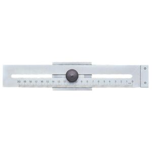 Jauge parallèle de traçage 250 mm acier chromé - WILMART - 662515
