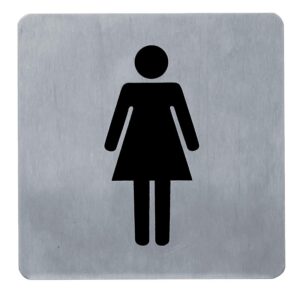 Pictogramme inox Signy 100 x 100 Femme - LEGALLAIS - 530881
