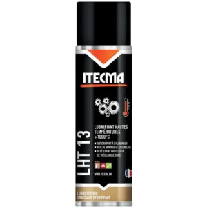 Lubrifiant hautes températures +1000°c anticorrosion Lht 13 aérosol de 650 ml - ITECMA - 671275