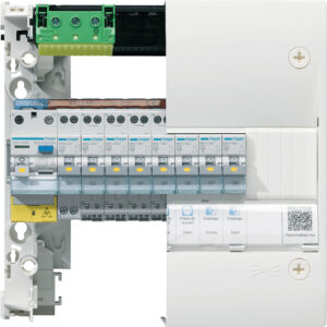 Coffret électrique pré-équipé 1 rangée Gamma+ - Hager - 624387