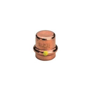 Bouchon cuivre F diamètre 15 à sertir gaz - VIEGA - 719562