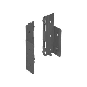 Raccord pour paroi arrière AvanTech YOU - Conditionnement Industrie - hauteur dos 139 mm - finition Anthracite - HETTICH - 139687