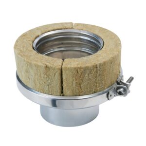 Raccord Duoten simple/double paroi D.80/130 avec bride - TEN - 507543