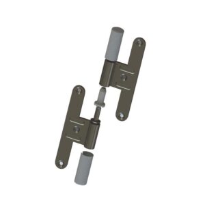 Paumelle universelle réglable NF femelle en boîte de 10 - MONIN - 113275