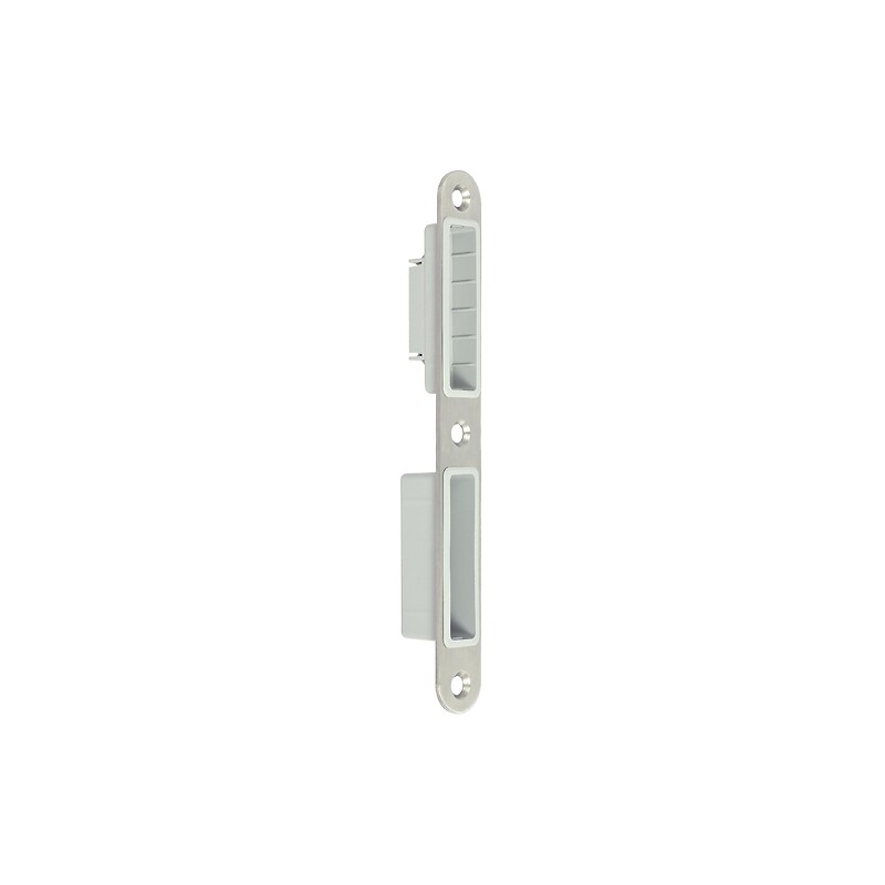 Serrure à larder à pêne magnétique coffre 145 mm entraxe 70 axe 40 mm carré de 7 mm réversible avec gâche clé I - DOM - 569444 – Image 2