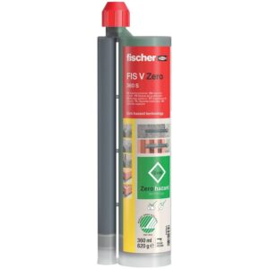 Résine de scellement vinylester FIS V Zero sans substance nocive, coloris gris, cartouche de 360ml - FISCHER - 643617