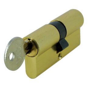 Cylindre double provisoire de chantier s'entrouvrant - Profil européen en aluminium 30 x 40 mm - SIMILAIRE - 476869