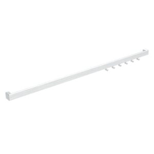 Barre de crédence murale EOS - en aluminium - longueur 900 mm - 6 crochets - finition inox satiné - COSMA - 478235