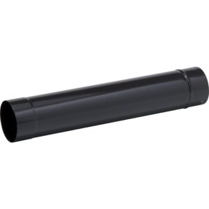 Tuyau rigide émail noir mat 1000 mm 125 - TEN - 778376