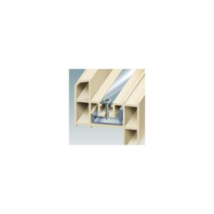 Vis pour profilés tête fraisée Phillips acier chromi blanc entièrement filetées Framex Pvc, Ø 4,3 mm, L 16 mm, 1000 pi - MUSTAD - 588666