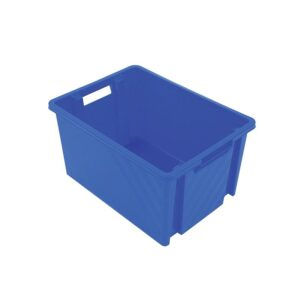 Bac gerbable et emboîtable en polypropylène Novabac, coloris rouge, 18 litres - NOVAP - 598018