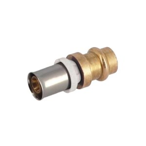 Raccord passerelle à sertir multicouche diamètre 26 vers tube cuivre CU22 profil M - THERMACOME - 643113
