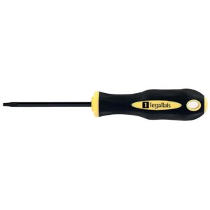Tournevis lame ronde noire empreinte Torx T15x80 - TAHITI II - LEGALLAIS - 162017