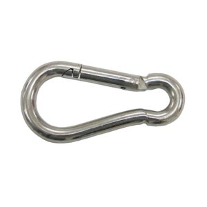 Mousqueton acier zingué, diamètre 6 mm, longeur 60 mm, boîte de 10 pièces - PRAMAC - 522649