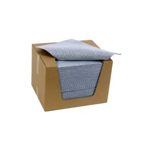 Absorbant polypropyléne tous liquides Net Absorb P gris carton de 100 feuilles de 36x53 cm - ITECMA - 589793