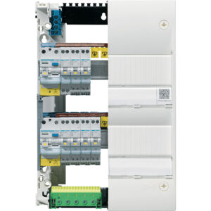 Coffret électrique pré-équipé 2 rangées gamma+ - Hager - 624394
