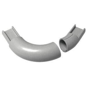 Coude à angle réglable - 98 à 165° - en PVC - pour profil HRA-6 - CS France - 635314