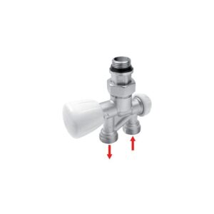 Robinet monotube à 4 voies R356M 16-15x21 - GIACOMINI - 770467