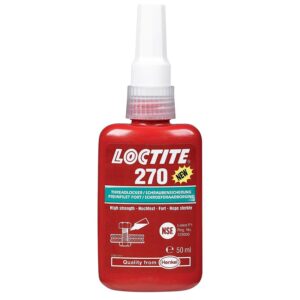 Frein filet Loctite type 270 en flacon de 50 ml - LOCTITE - 688359