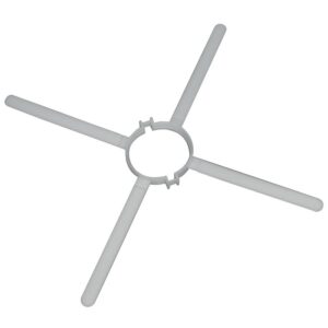 Araignée de centrage polypropylène Chemilux pour conduit Ø 80 mm - UBBINK - 125939