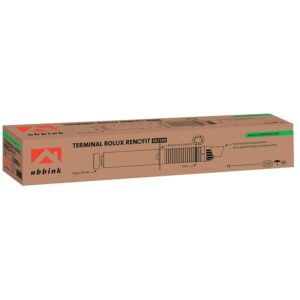 Terminal ventouse horizontal blanc de rénovation Rolux Renofit Condensation gaz Ø 60/100 mm - UBBINK - 125743