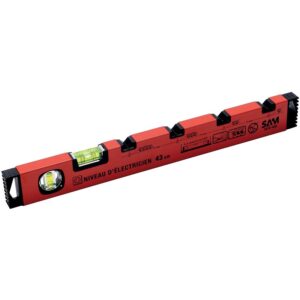 Niveau pour électricien longueur 43 cm - SAM outillage - 498541