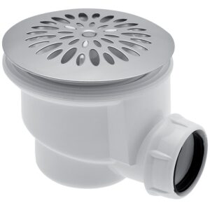 Bonde de douche à grille inox Ø 90 mm - NICOLL - 723089
