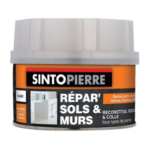 Enduit de rebouchage Sinto pierre, coloris travertin, boîte de 280 gramme - Sinto - 629706