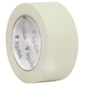 Adhésif de masquage Ar-Men papier semi crêpé chamois largeur 25 mm rouleau de 50 m - LEGALLAIS - 346501