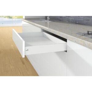 Kit complet tiroir ArciTech hauteur de profil 94 mm hauteur paroi arrière 94 mm coloris blanc longueur 270 mm - HETTICH - 428415