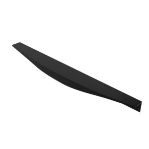 Poignée profil en aluminium P0524 - entraxe 224 mm - longueur 290 mm - finition noir mat - CADAP - 628601