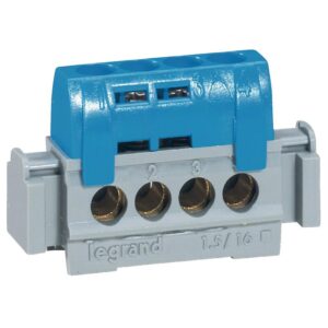 Bornier neutre isolé 4x16 mm² - Legrand - 353585