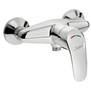 Mitigeur de douche à manette pleine et entraxe 150 mm pour milieu hospitalier - Sanifirst - 694149