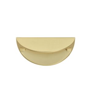 Poignée coquille zamak Emojie - laiton brossé satiné - METAKOR - 696431