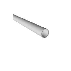 Tube rond aluminium, satiné argent, longueur 3 m, Ø 20, épaisseur 1,5 mm - Atrius - 654830